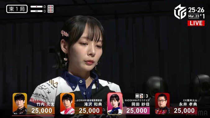 岡田紗佳、久々の“上からサヤカ”