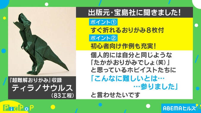 最高難度は全143工程！ 東大サークル監修『超難解おりがみ』がハードすぎる…担当者を取材 3枚目