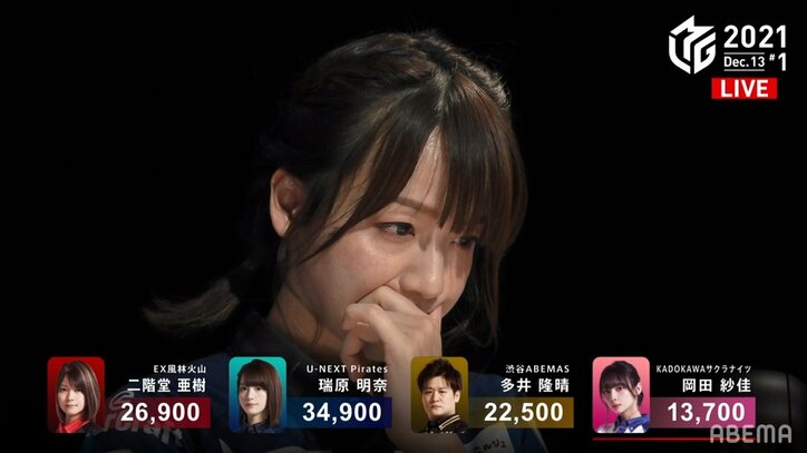 瑞原明奈、順風満帆の個人2連勝 語り尽くせぬ快勝にロング自戦解説「長くなってごめんなさい」／麻雀・Mリーグ