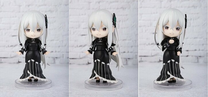 アニメ『リゼロ』エミリア＆エキドナの"手のひらサイズ"フィギュアが登場！交換用の腕パーツも付属