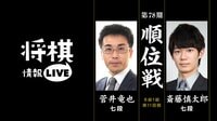 順位戦B級1組 第11回戦 菅井竜也七段対斎藤慎太郎七段