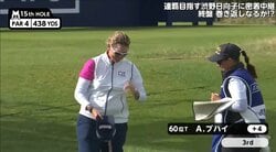 渋野が苦しんだ…英国の“悪名高き”強風 帽子を飛ばされ苦笑いの選手も