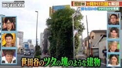 廃墟のようなツタの塊…環状通り沿いの謎の建物の正体に驚き