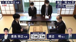 渡辺明名人 対 豊島将之九段 クリスマスイブの好カードの出だしは「角換わり」に／竜王戦・1組ランキング戦