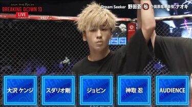 Breaking Down13（ブレイキングダウン13）結果速報・対戦カード・大会