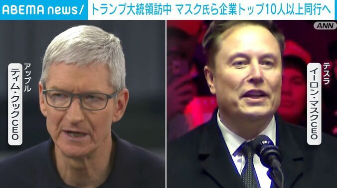 ティム・クックCEOとイーロン・マスクCEO