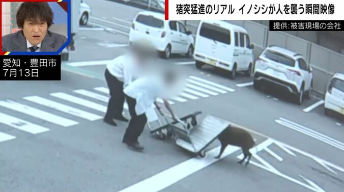 提供：被害現場の会社