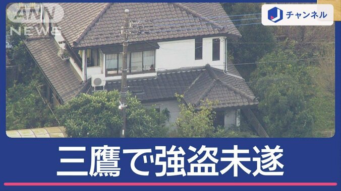 住人の首を絞め“逃走中”　東京・三鷹で強盗未遂 1枚目