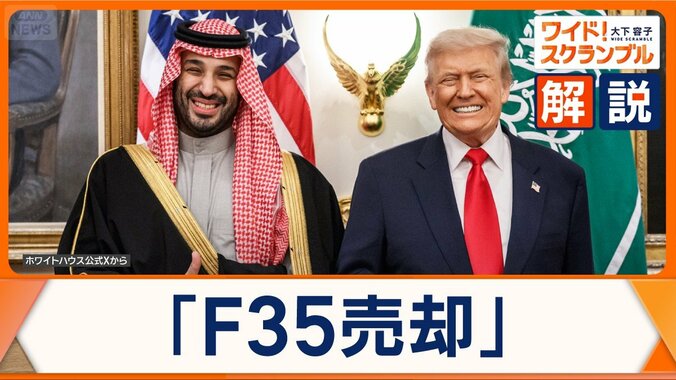 トランプ氏とムハンマド皇太子会談「F35売却」狙いは？中東の軍事バランスに影響か 1枚目