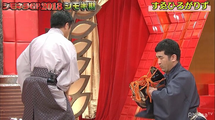 筆おろしは「麒麟・川島」の結婚式! すゑひろがりずが狂言下ネタコント披露