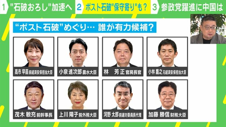 “ポスト石破”の有力候補