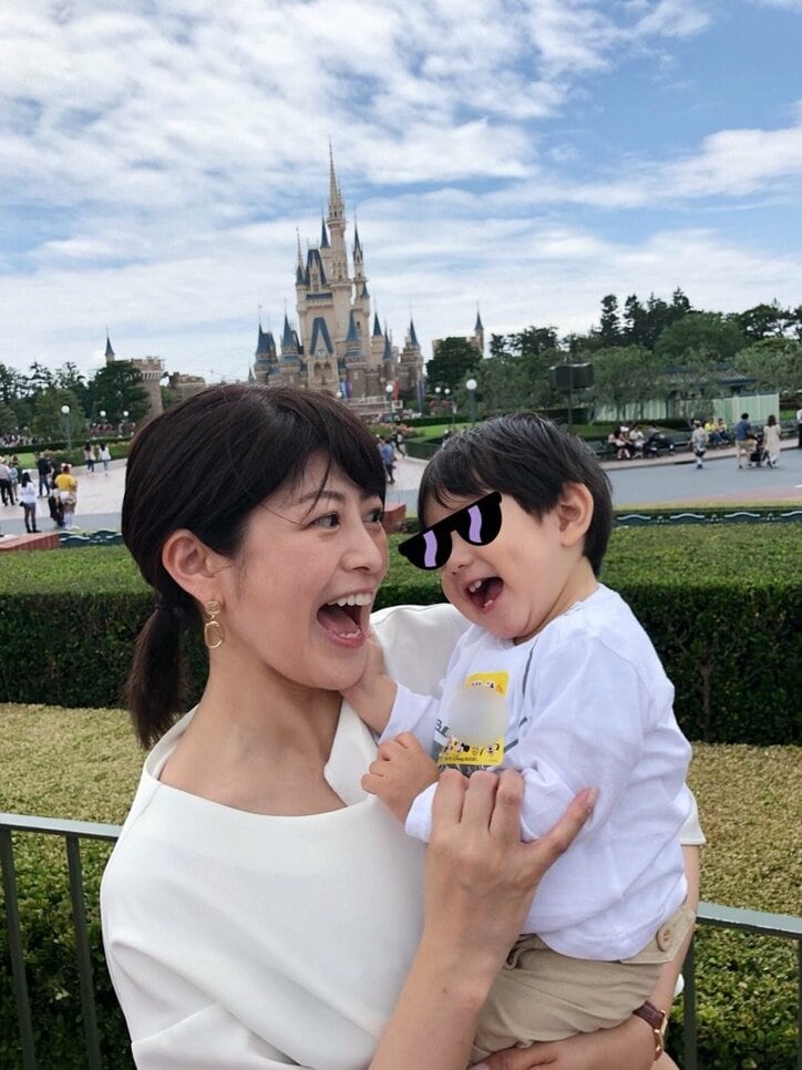 森麻季 初めての子連れディズニーを満喫 ミッキーも怖がることなく 話題 Abema Times