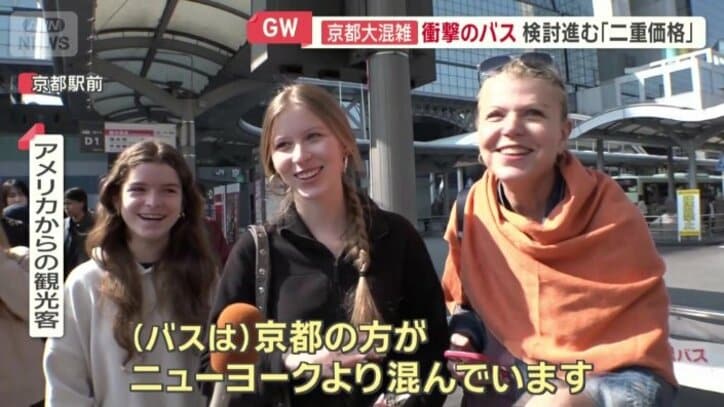 「京都のほうがニューヨークより混んでいます」