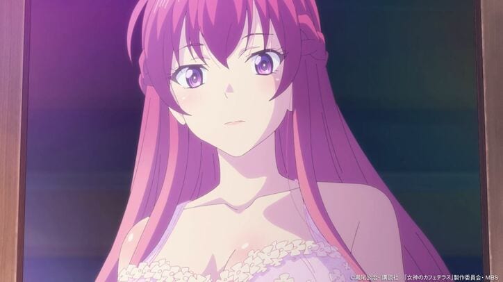 アニメ『女神のカフェテラス』第1話場面カット01