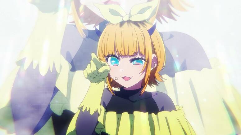 „Ist MEM-cho hier nicht zu hübsch!?" Aqua zeigt schockierendes Verhalten in der ersten Folge der 3. Staffel des Animes „【OSHI NO KO】 – [Mein*Star]" mit einem „Stuhl-Don" gegenüber MEM-cho