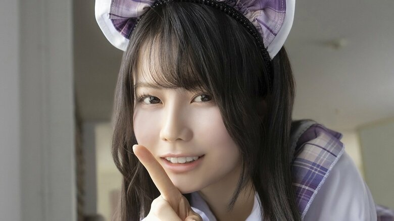 “ミスマガジン2025読者特別賞”冨永実里がメイドだったら ヤンマガWeb「ミスマガのアソビバ！」カット公開