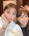  藤本美貴、ママ友である篠田麻里子とランチを堪能「話が尽きない」 