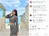 てんちむ、ヘソ出しニットコーデを披露し「最近ビジュ爆発してる」「見事な曲線美」と絶賛の声