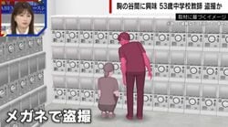 中学校教師（53）メガネに録画カメラを仕込み→女性に近づき盗撮か「20年近く前から女性の胸の谷間に興味」