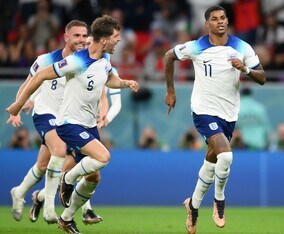 ラッシュフォードが圧巻２発！イングランドが３－０圧勝で首位通過！ウェールズはW杯初の英国対決で完敗【B組】