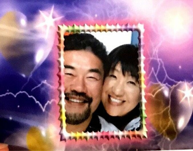 北斗晶、夫・健介と撮影したラブラブプリクラ公開「女子高生みたい」 2枚目