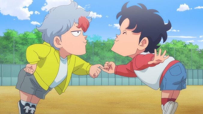 Don et Rei recueillent une créature ressemblant à un limule... Le synopsis et les premières images de l'épisode 5 de l'anime « High School! Kimengumi » sont dévoilés 2