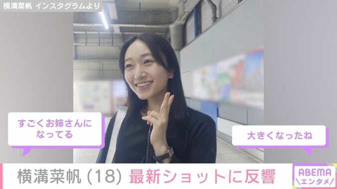 “ぎぼむす”綾瀬はるかの娘役を演じた横溝菜帆（18）、最新ショットに反響「大きくなったね」「すごくお姉さんになってる」 4枚目