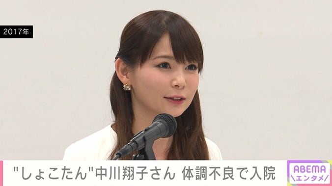 中川翔子、体調不良で入院 「アナフィラキシーで、肝臓機能低下もあるからと」 1枚目