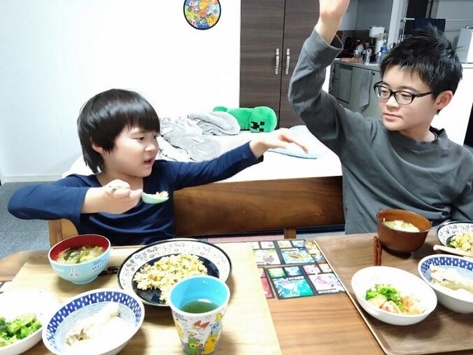  山田花子、息子達に2日連続で同じ料理を出した結果「食いつき悪かったよ」  1枚目