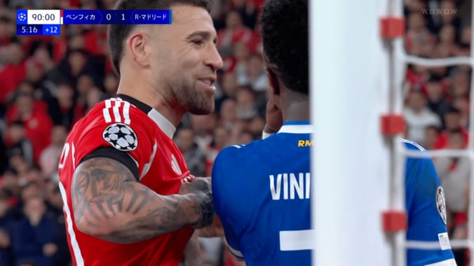 「なんて子供なんだ！」“タトゥー自慢”でヴィニシウス挑発…「W杯はメッシのおかげ」「負けてるんだぞ？」オタメンディをレジェンドが一刀両断 5枚目