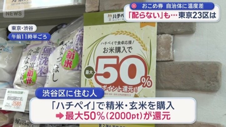 渋谷区は最大50％ポイント還元キャンペーンも