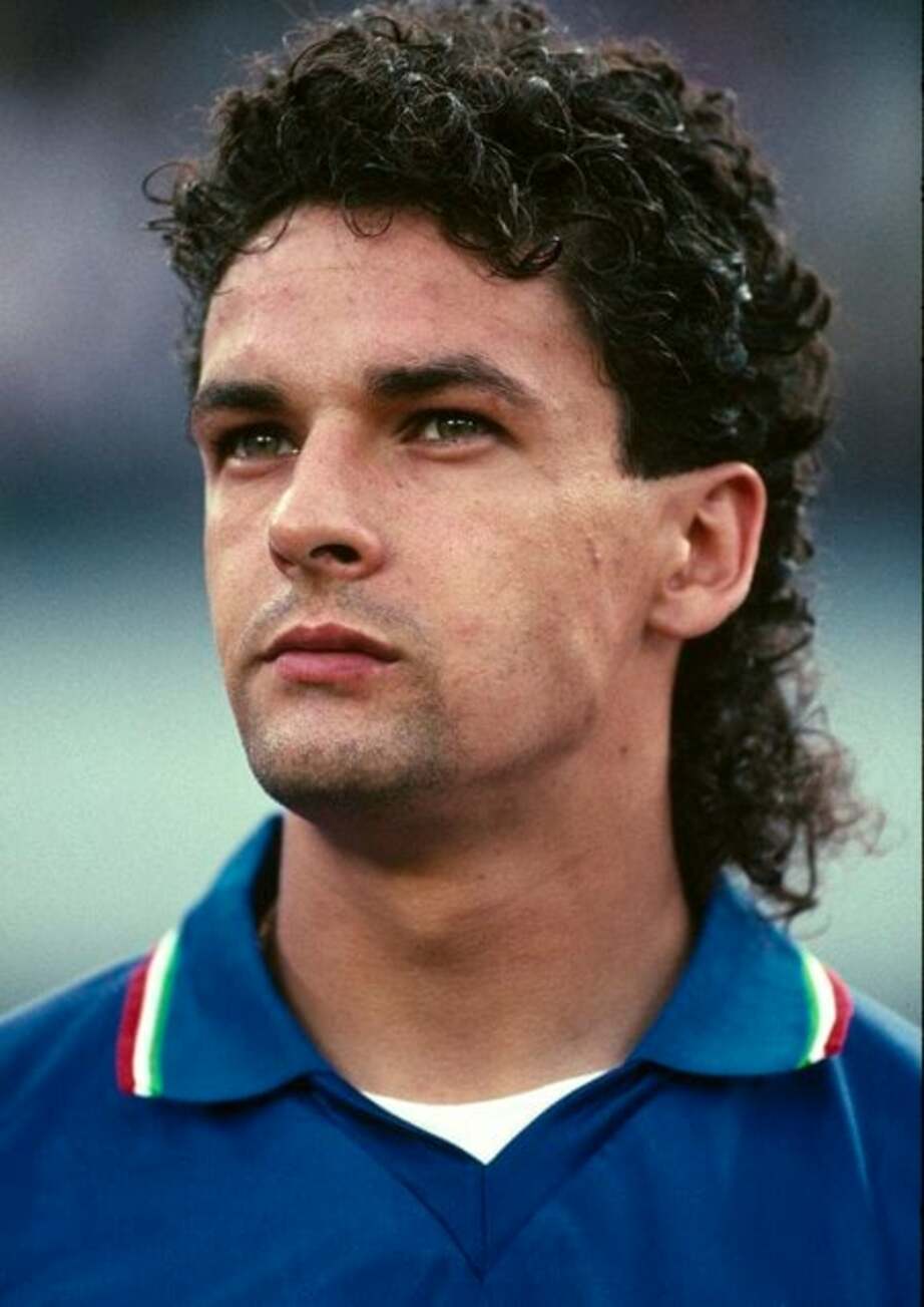 1990年のロベルト・バッジョ、23歳。大会では当初はスーパーサブ的な役割だった ©Getty Images
