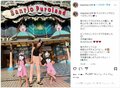 近藤千尋&愛娘のピューロランドでのリンクコーデを披露し「みんなかわいい」「憧れる」と絶賛の声