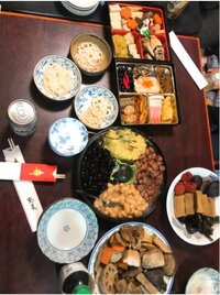 もえのあずき　大食い仲間“ミスさちよ”こと枡渕祥与宅でおせち&お雑煮を堪能