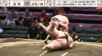 【映像】豪快な下手投げ! 会心勝利に止まらぬ「会心の笑み」