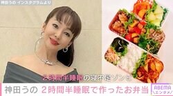 神田うの、12歳娘のため2時間半睡眠で作ったお弁当を公開「きょうは9品、フルーツも入れたら11品」