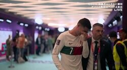 一時代の終焉…ロナウドがベスト8敗退に涙 後半ATの決定機を決めきれず悔しい敗戦