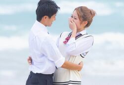 松下洸平似の硬派な高3男子、明るすぎるギャルと告白成立！ドキドキが伝わる初々しいハグに祝福の嵐『今日好き』ニャチャン編最終話