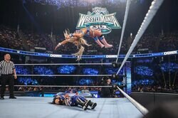 「飛びすぎ」元体操米国代表女子レスラーが“可愛すぎる三段跳びムーンサルト” 「とおりこしてるやんｗｗｗ」驚きの飛距離と芸術度に反響