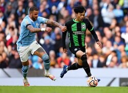 三笘薫、ついに最強ライバルをぶち破る！王者のSBカイル・ウォーカーをドリブルで“チンチン”にした瞬間「まじ感動した」ゴールを呼び込む実質アシストにファンも大興奮