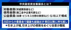 最低賃金の引き上げめぐる協議が難航…夏野剛氏「交渉ではなく物価上昇率や生活保護費との比較で決めるべき」たかまつなな氏「払えないという中小企業は潰れるのも仕方ないと思う」