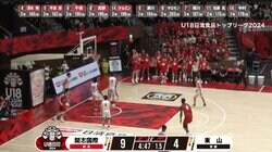 ベンチ総立ちのコーナースリー！期待の1年生が“時を止める”ビューティフルショット炸裂