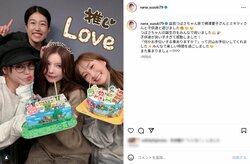 鈴木奈々、益若つばさ＆横澤夏子＆藤本美貴との4ショットを公開し反響「みんな可愛い」