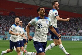 【W杯】イングランド、イラン相手に3-0リードで後半へ　19歳ベリンガムが先制弾、前半終了間際には連続得点