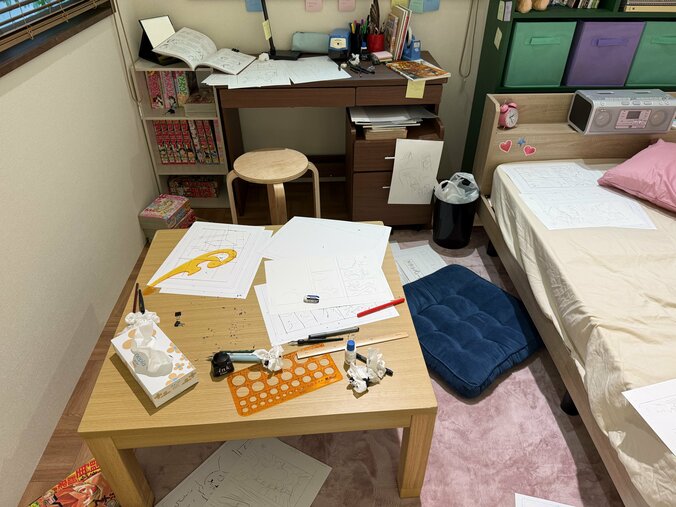 [照片/图片] 重现“藤野的房间”与“京本家的走廊”！展出海量原画的“剧场动画《蓦然回首》展——押山清高：线的感情”现场报道 27