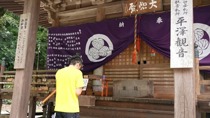 必勝を祈願する青木真也