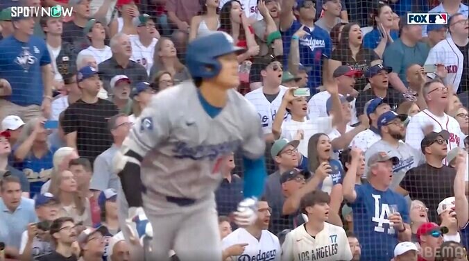 マ軍ローリーが「粉砕した」X騒然 “大谷が打った日に”MLB最速40号…182キロ弾丸ライナーに現地実況「ミサイルのような一撃だ」 5枚目
