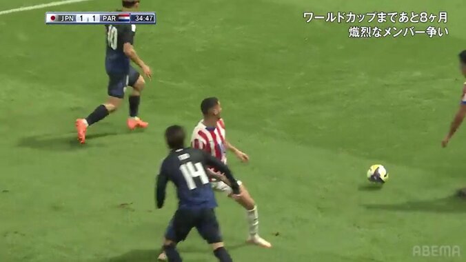 【映像】堂安の動き出し＆伊東のスルーパス