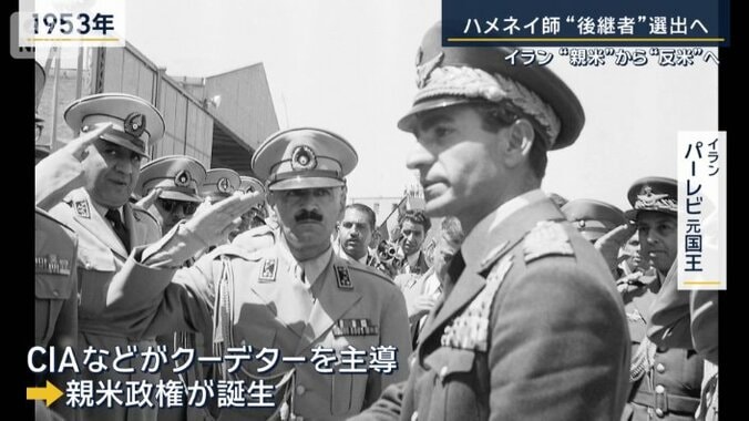パーレビ国王による親米政権が誕生