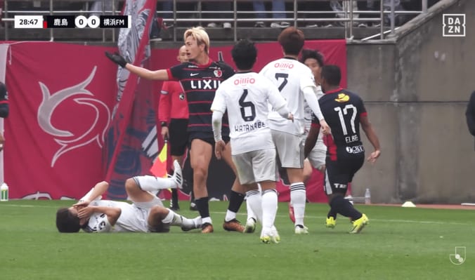 激昂する鈴木優磨